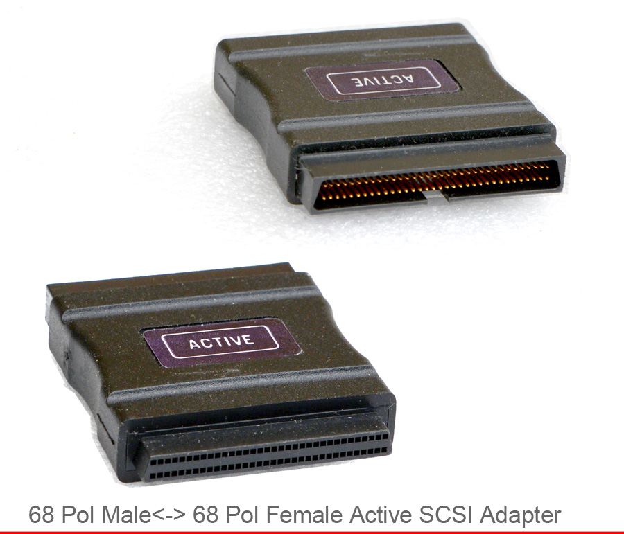 SCSI Adapter 68PIN SCSI Male Female Active Adapter O827 eBay